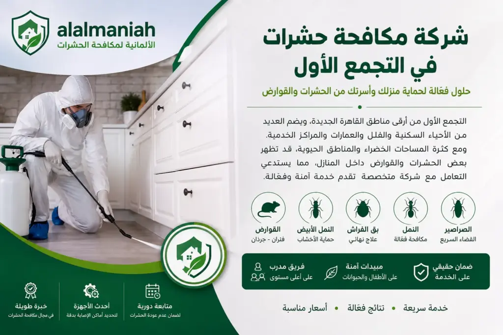 شركة مكافحة حشرات في التجمع الاول